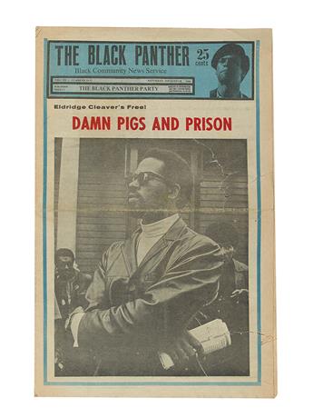 BOBBY SEALE, BOBBY HUTTON, HUEY NEWTON, ET AL. 183 Black Panther newspapers.